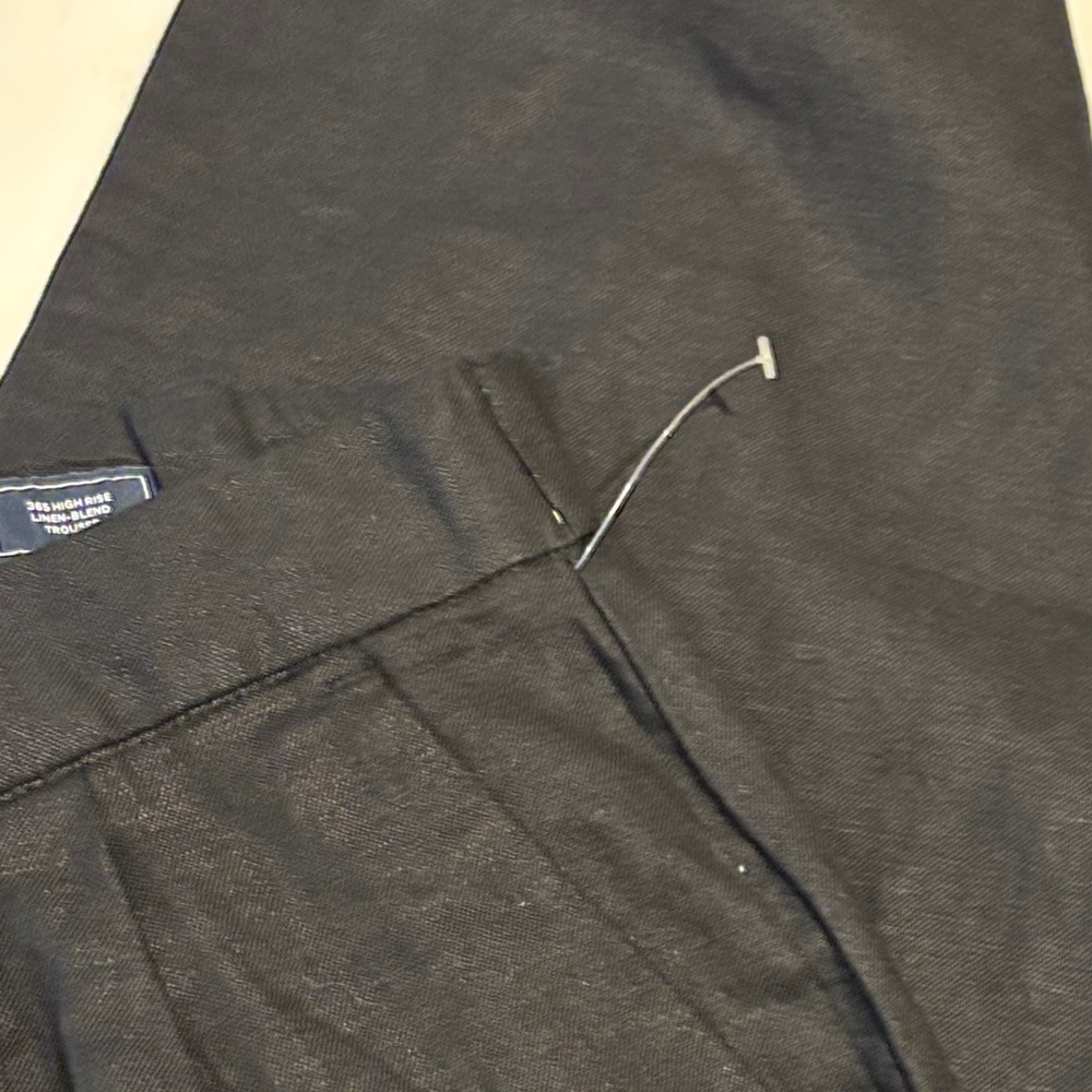 Gap Black wide leg pants trousers 20 New - Picture 10 of 12